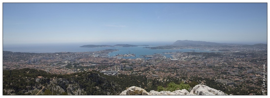 20140517-20 0745-Toulon vu du Mont Faron  pano