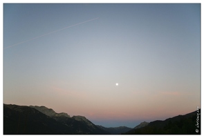 Barcelonnette Lever de soleil coucher de lune
