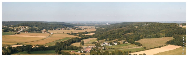 20080928-15 6544-le Bearn vu du Chateau de Montaner pano