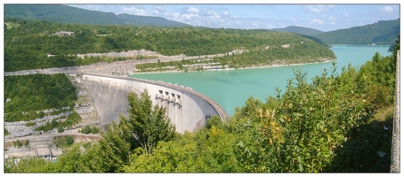 20020829-0749-Gorges de l'Ain Barrage de Vouglans pano