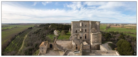 20160123-38 6767-Arles Abbaye de Montmajour vue de la Tour Pons de l'Orme pano