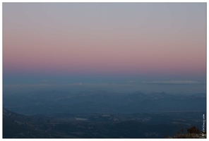 Rocher de Beaumont coucher de soleil