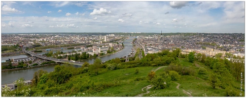 20180427-13 6040-Rouen Vue de la Colline Sainte Catherine pano