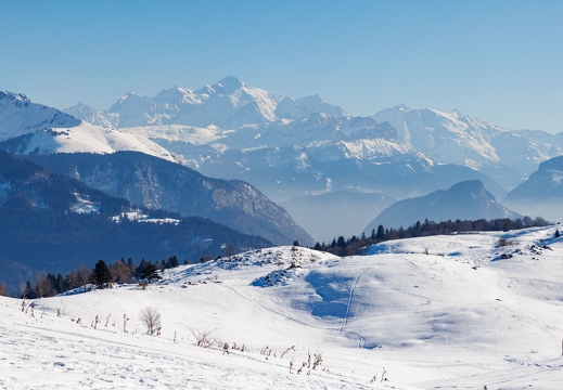 Ajon Miribel vue Mont Blanc