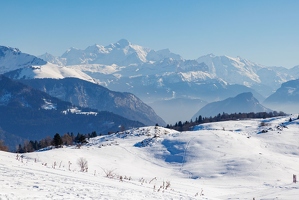 Ajon Miribel vue Mont Blanc