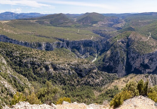 20230923-047 8592-Gorges du Verdon Belvedere de la gorge de Guegues Le Canyon de l'Artuby Pano
